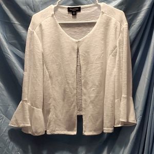 Bolero jacket with ruffled cuff 3/4 sleeve